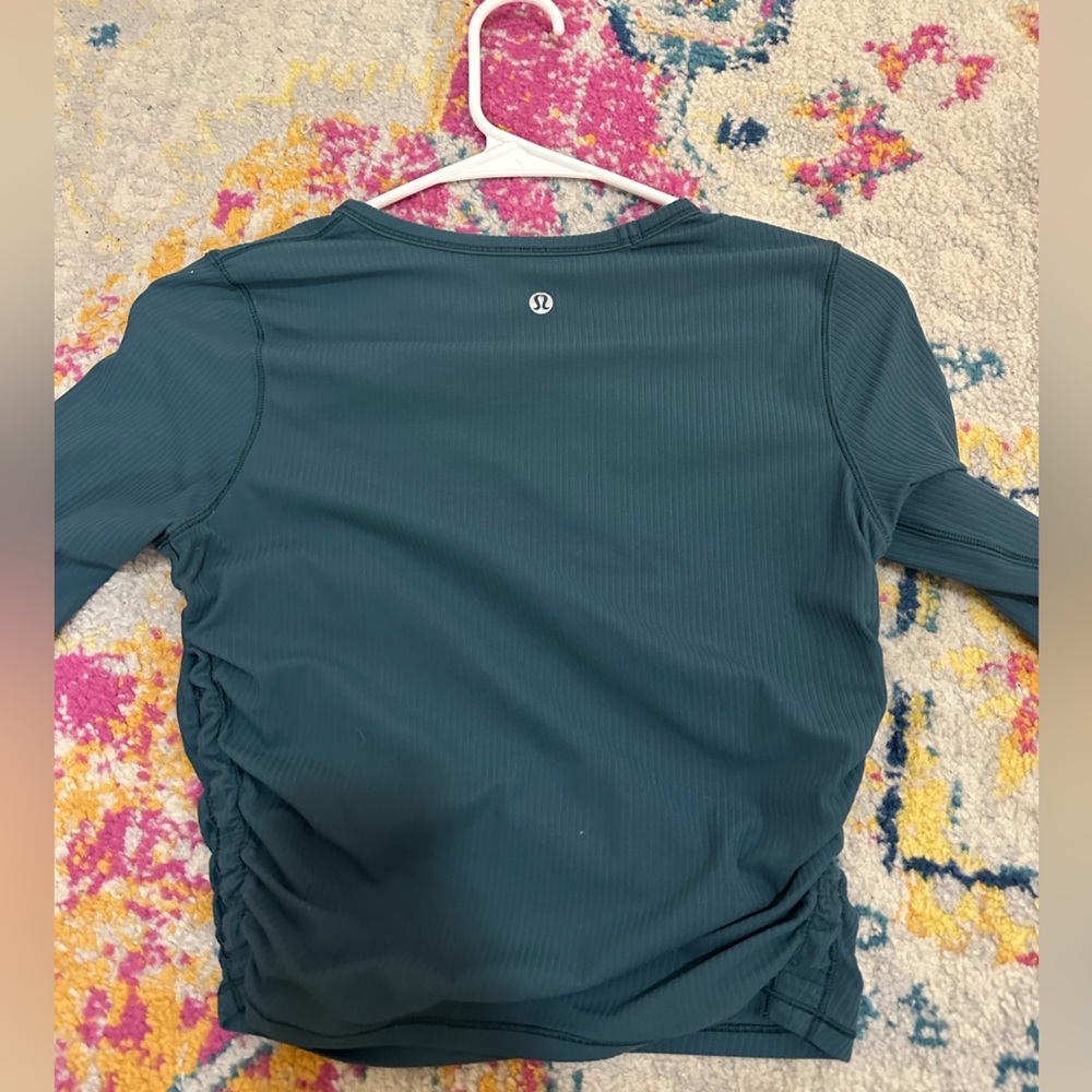 lululemon athletica Teal Long Sleeve Top